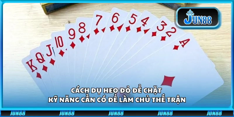 Cách dụ heo đỏ để chặt – Kỹ năng cần có để làm chủ thế trận